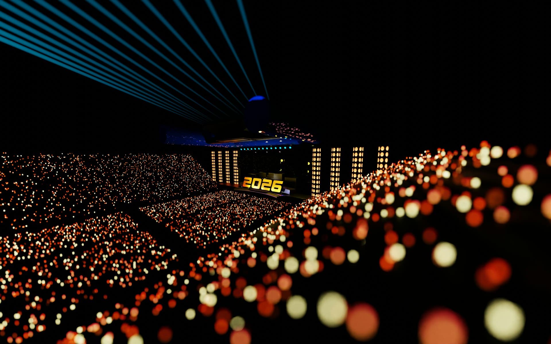 Concert laser show
